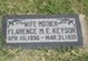
 Florence Maria Evans Keysor 1896-1933